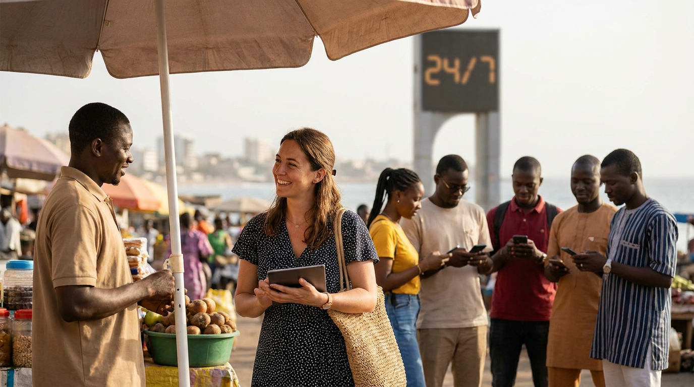 Chatbots au Sénégal : les cas d'usage qui rapportent — illustration