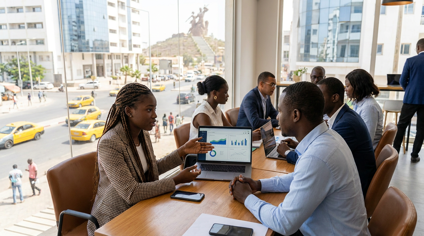 Marketing digital en Senegal: la guía completa para pymes en 2026 — ilustración